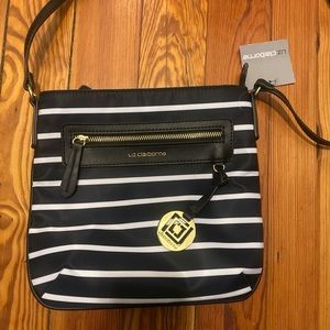 Liz Claiborne Stripped satchel